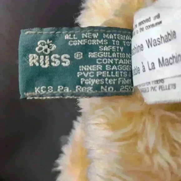 Vintage 1990's Russ Bear Kipling  Plush 15' - Picture 3 of 5